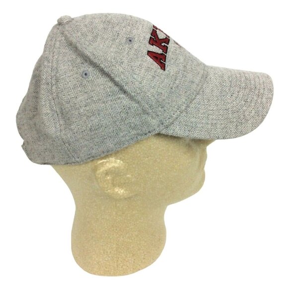 Akron Racers Fastpitch Softball Wool Gray Strapback Cap By The Game - Picture 2 of 6